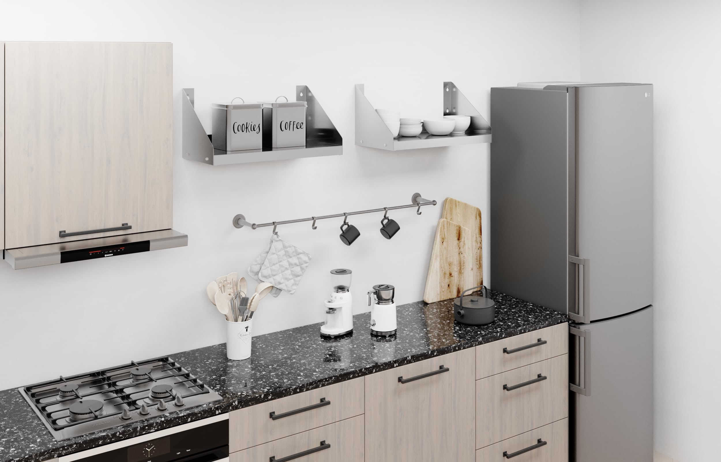 【BGO】新品 EGS SHELF ウォールナット EDGE STAND EGS SHELF
